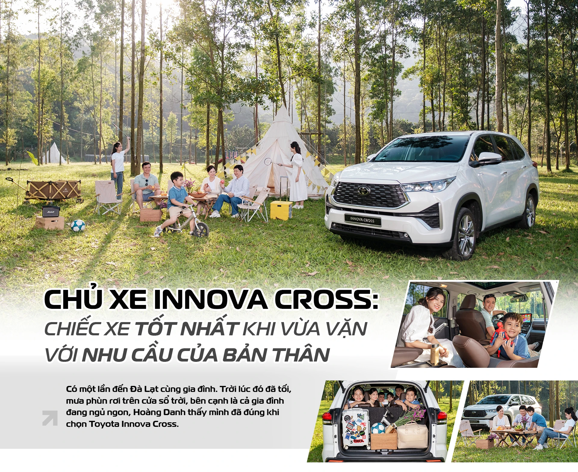 CHỦ XE INNOVA CROSS: CHIẾC XE TỐT NHẤT KHI VỪA VẶN VỚI NHU CẦU CỦA BẢN THÂN