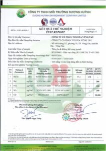 Kết Quả Quan Trác Môi Trườngtháng 12 2024 Hình ảnh 0