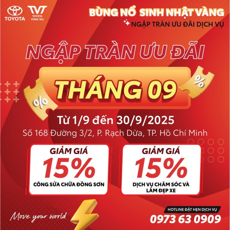 BÙng NỔ Sinh NhẬt VÀng NgẬp TrÀn Ưu ĐÃi DỊch VỤ