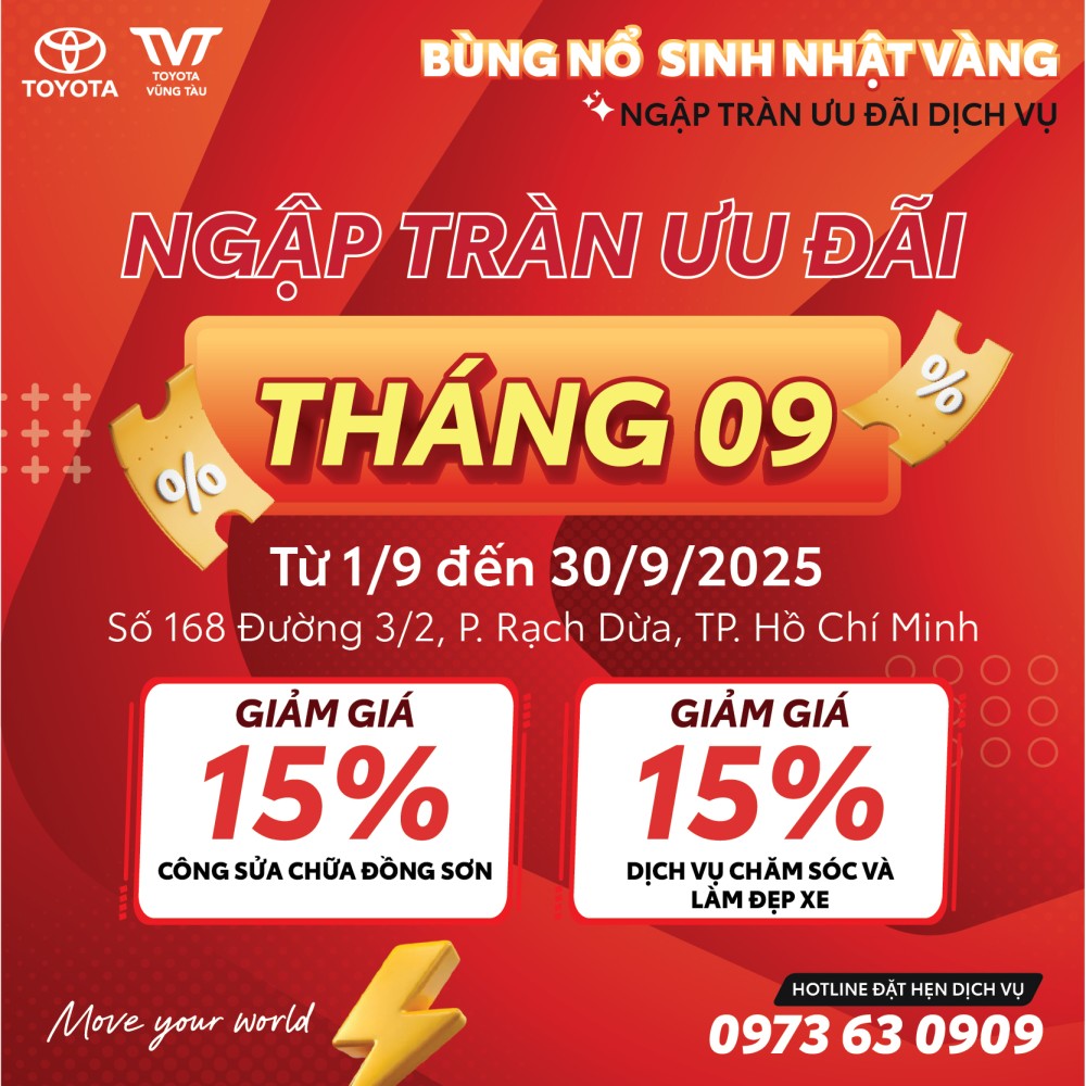 BÙng NỔ Sinh NhẬt VÀng NgẬp TrÀn Ưu ĐÃi DỊch VỤ