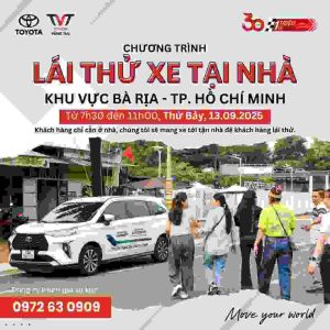 ChƯƠng TrÌnh LÁi ThỬ Xe TẠi NhÀ Khu VỰc BÀ RỊa Tp. HỒ ChÍ Minh