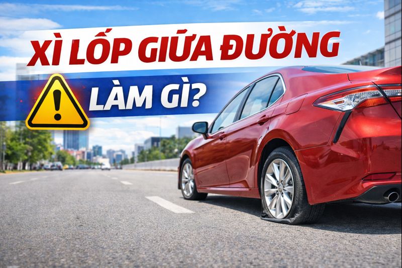 Xử Lý An Toàn Khi Xe ô Tô Bị Xì Lốp Giữa đường