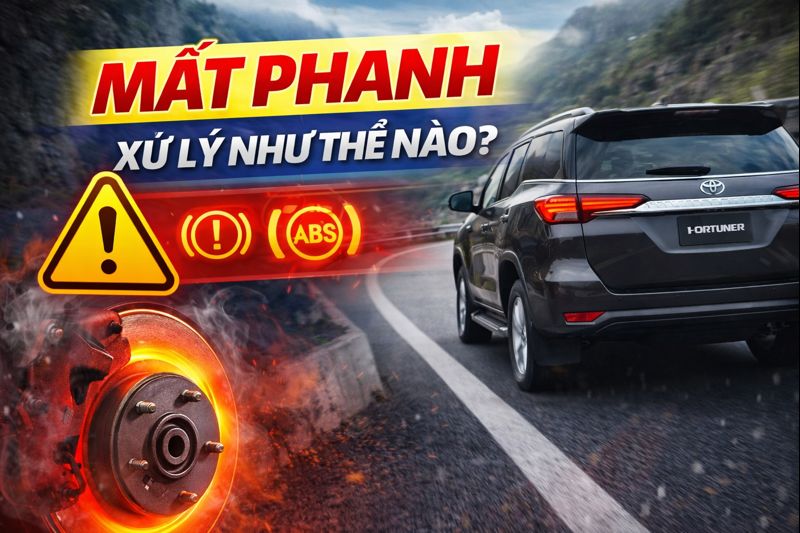 Phanh Mất Tác Dụng Tạm Thời, Xử Lý Thế Nào để Tránh Tai Nạn?