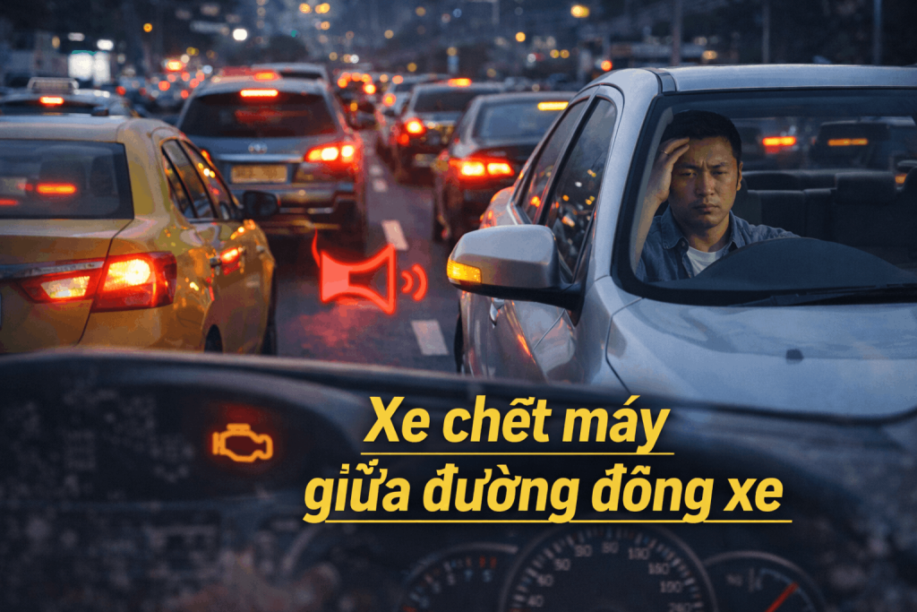 Xe Chết Máy Giữa đường đông Xe: Phải Làm Gì để Tránh Nguy Hiểm?