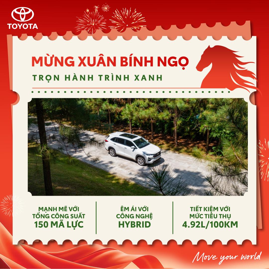 Innova Cross MỪng XuÂn BÍnh NgỌ, TrỌn HÀnh TrÌnh Xanh