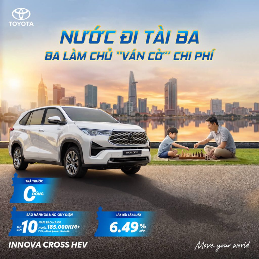 NƯỚc Đi TÀi Ba, Ba LÀm ChỦ “vÁn CỜ” Chi PhÍ VỚi Innova Cross Hybrid