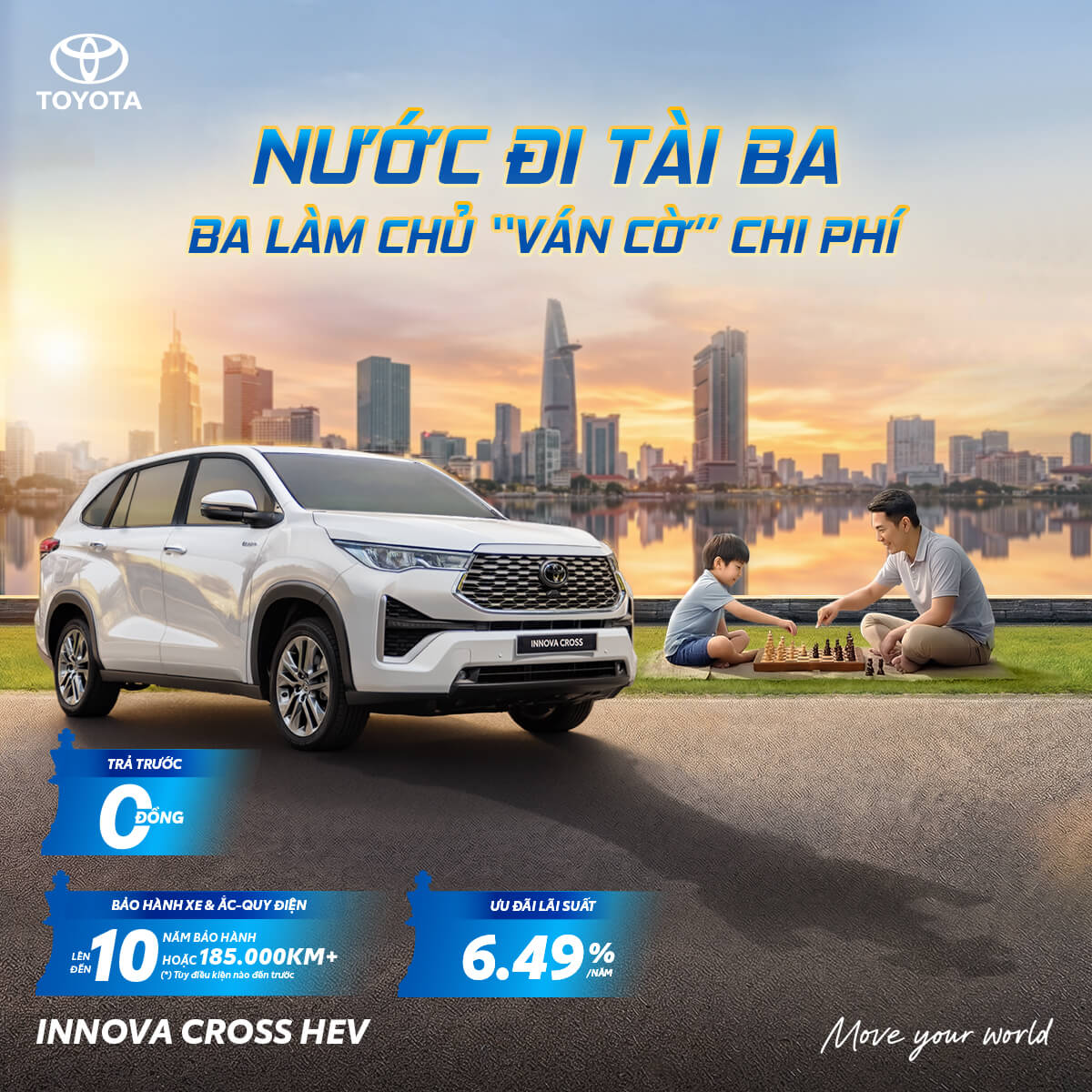 NƯỚc Đi TÀi Ba, Ba LÀm ChỦ “vÁn CỜ” Chi PhÍ VỚi Innova Cross Hybrid