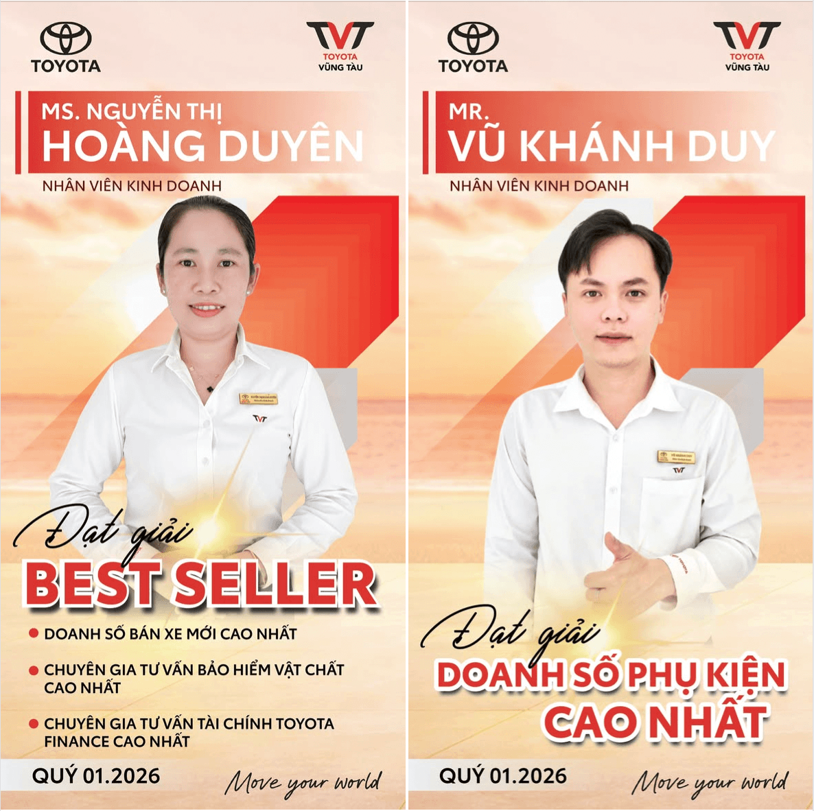 Toyota VŨng TÀu Vinh Danh NhÂn ViÊn ĐẠt ThÀnh TÍch NỔi BẬt QuÝ 1/2026