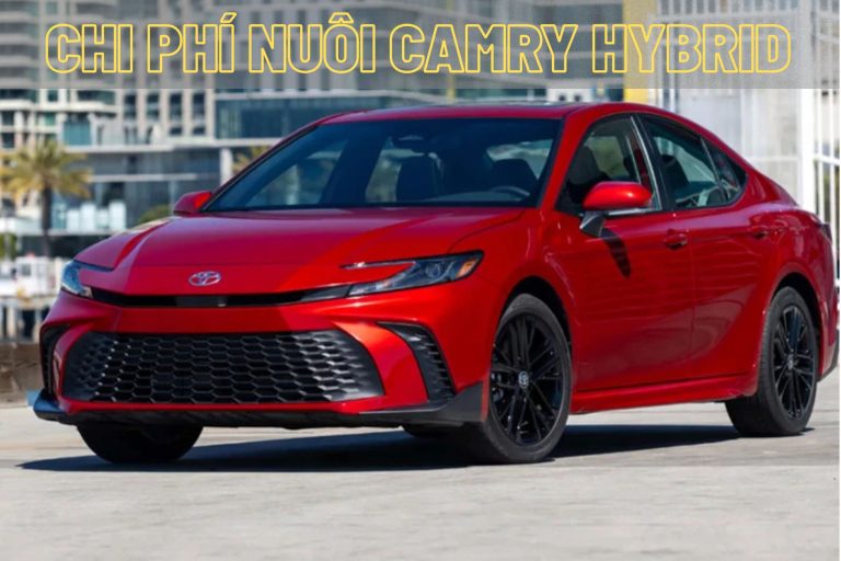 Chi Phí Nuôi Camry Hybrid Mỗi Tháng Bao Nhiêu?