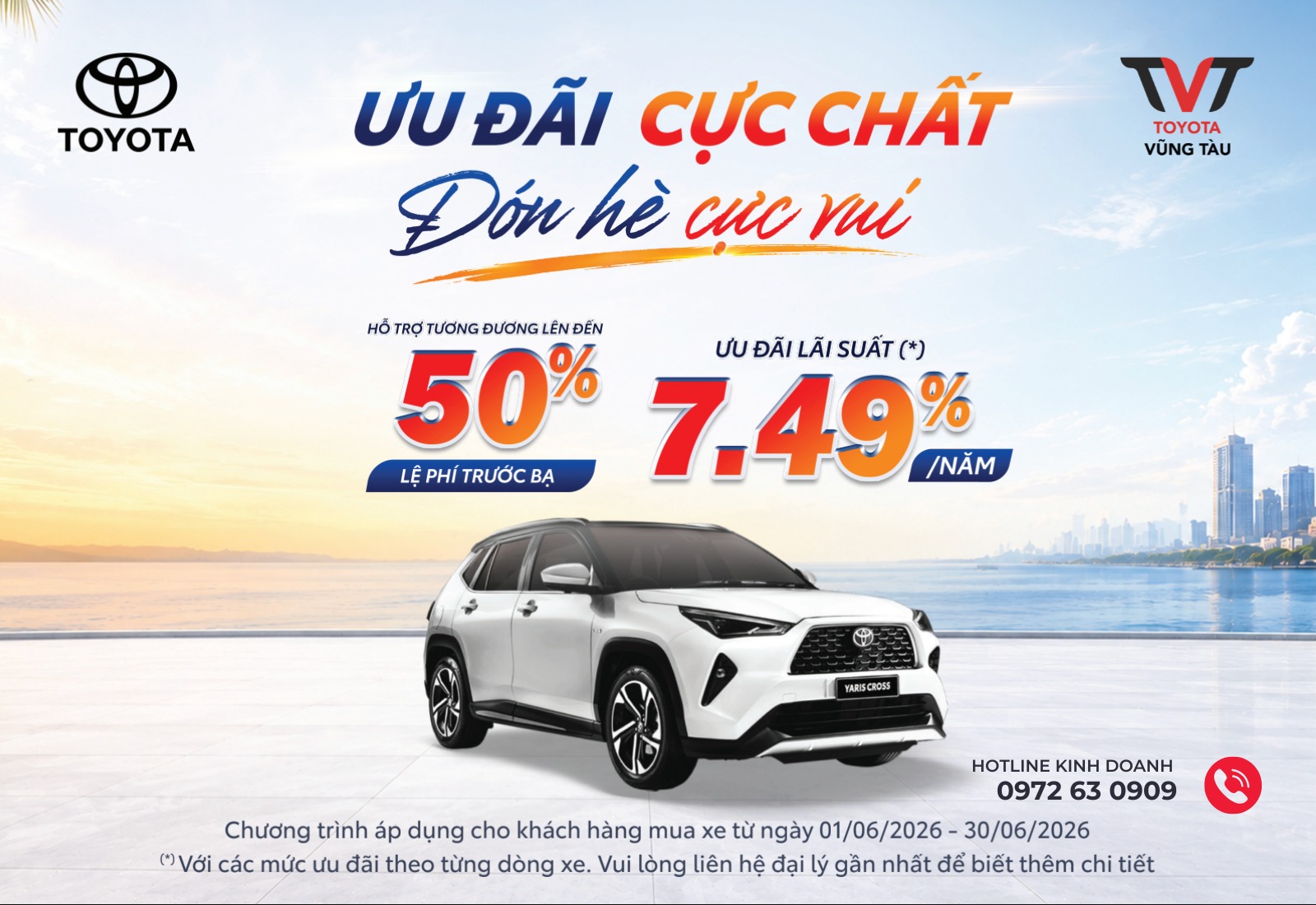 Ưu ĐÃi ThÁng 06.2026 Khi Mua Xe MỚi TẠi Toyota VŨng TÀu