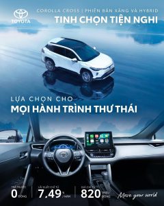 Corolla Cross | Tinh ChỌn TiỆn Nghi