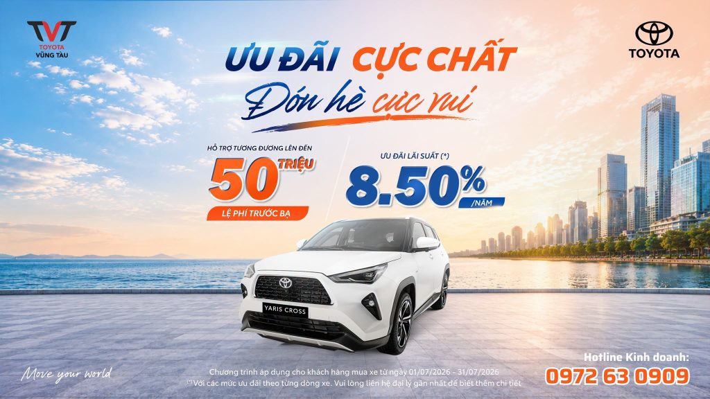 Ưu ĐÃi CỰc ChẤt – ĐÓn HÈ CỰc Vui CÙng Toyota VŨng TÀu!