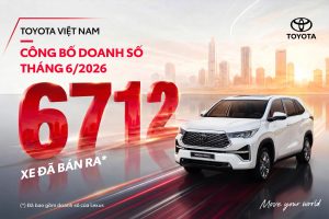 Toyota ViỆt Nam CÔng BỐ KẾt QuẢ Kinh Doanh ThÁng 06/2026