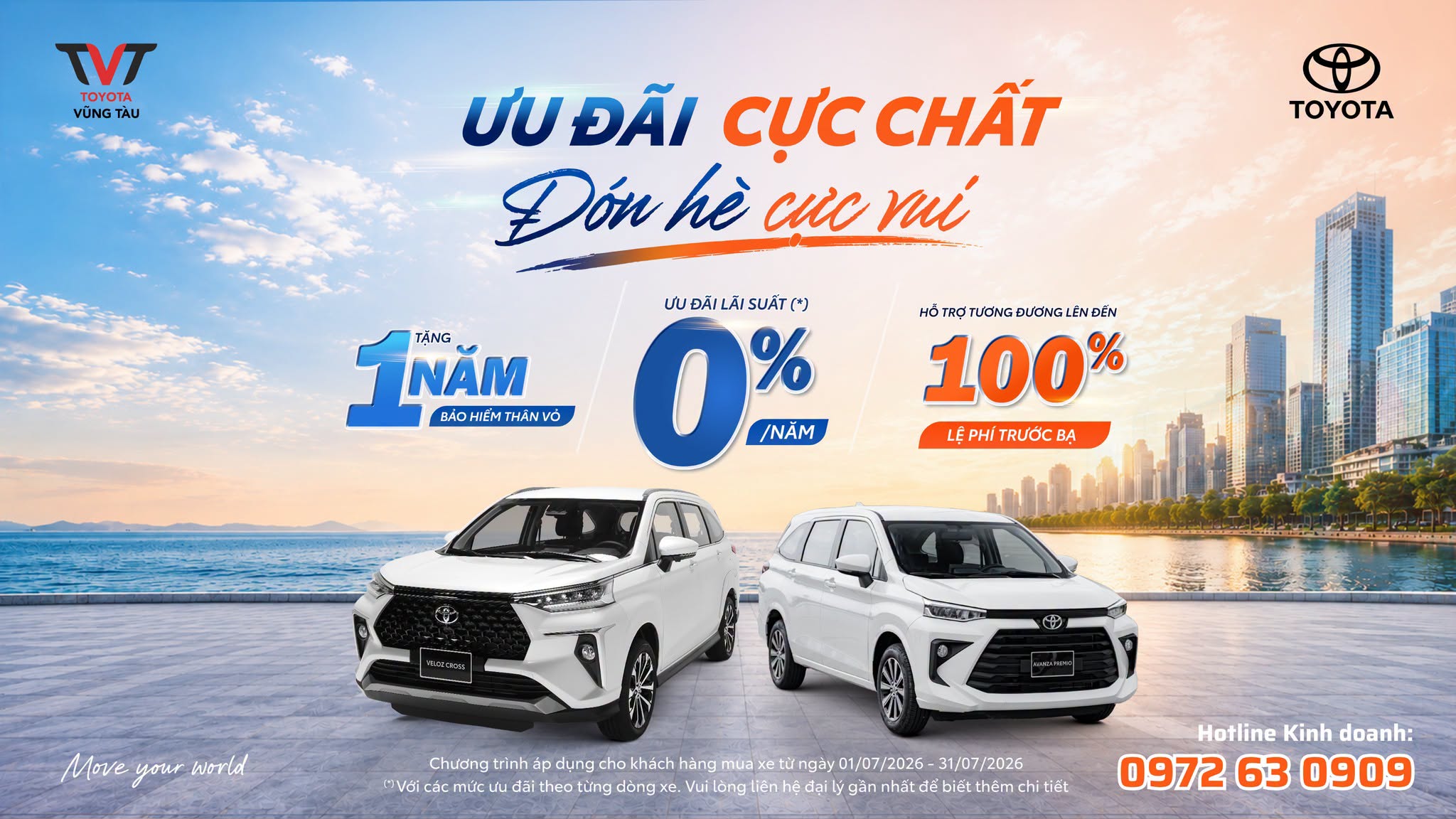 Ưu ĐÃi CỰc ChẤt – ĐÓn HÈ CỰc Vui CÙng Toyota VŨng TÀu!