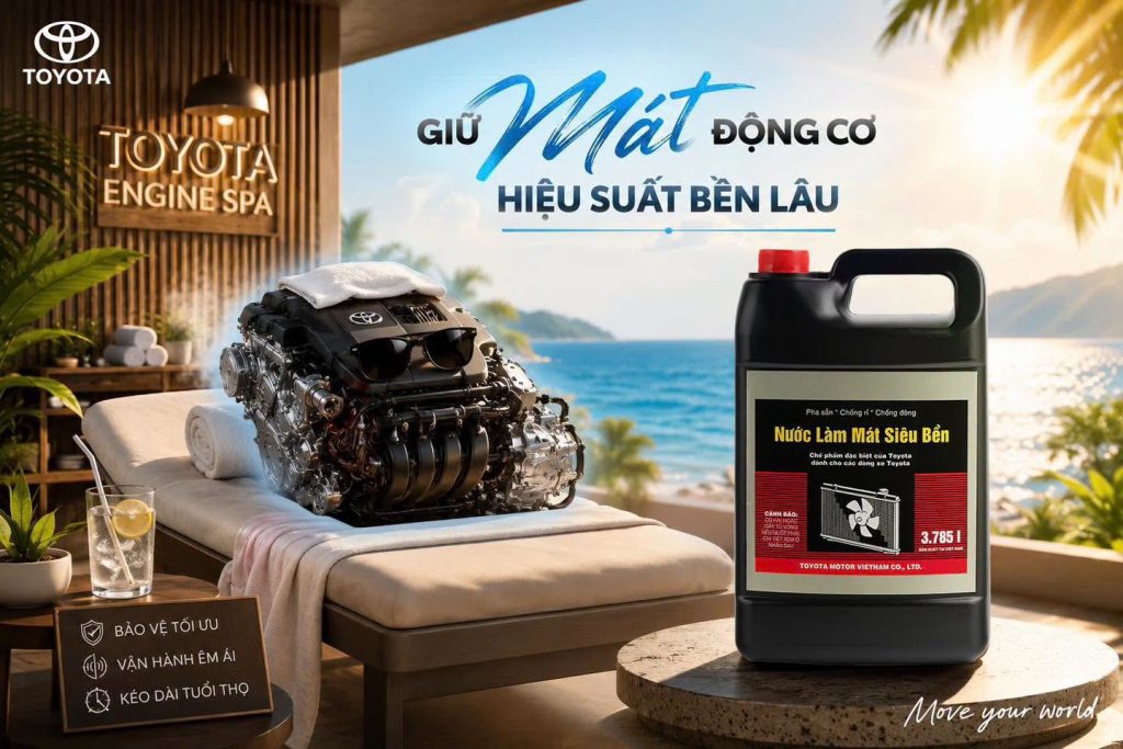 NƯỚc LÀm MÁt SiÊu BỀn Toyota: GiỮ MÁt ĐỘng CƠ – HiỆu SuẤt BỀn LÂu