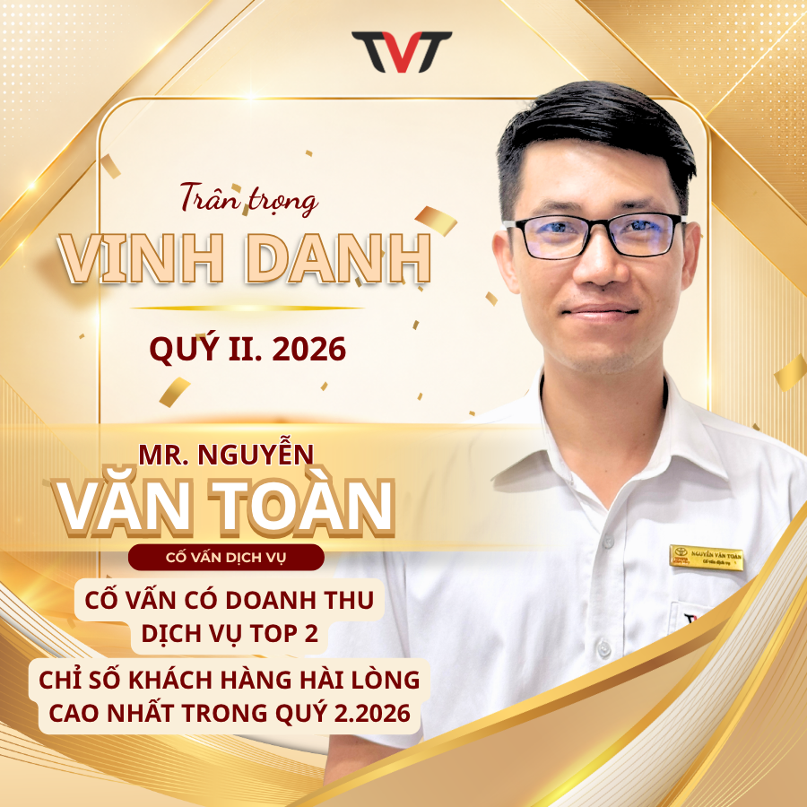Toyota VŨng TÀu Vinh Danh NhÂn ViÊn XuẤt SẮc Trong ThÁng 06 VÀ QuÝ 2.2026