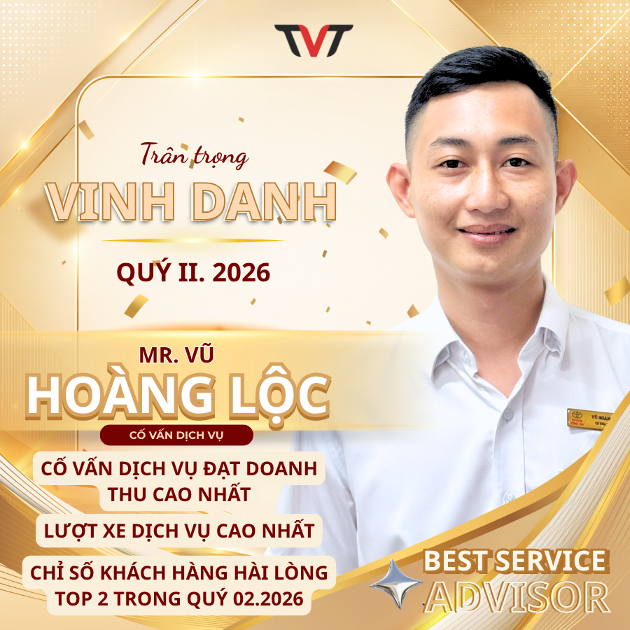 Toyota VŨng TÀu Vinh Danh NhÂn ViÊn XuẤt SẮc Trong ThÁng 06 VÀ QuÝ 2.2026