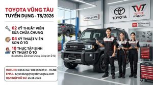 ThÔng BÁo TuyỂn DỤng – Toyota VŨng TÀu