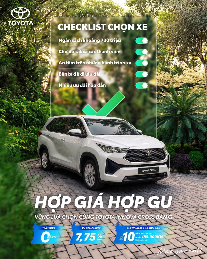 Toyota Innova Cross BẢn G HỢp GiÁ HỢp Gu Tick ĐỦ Checklist