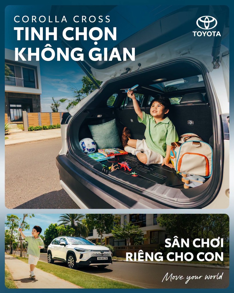 Corolla Cross | CĂn CỨ BÍ MẬt – Tinh ChỌn SÂn ChƠi RiÊng Cho Con