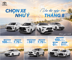 ChỌn Xe NhƯ Ý NhẬn Ưu ĐÃi KhỦng ThÁng 8!