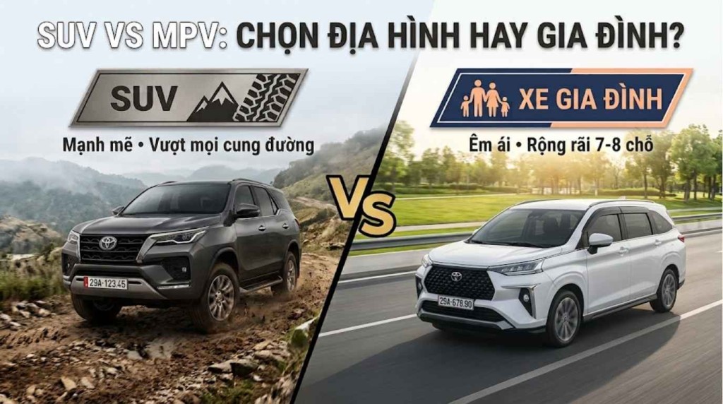 So Sánh Suv Và Mpv: Khác Biệt Giữa Phân Khúc Xe địa Hình Và Gia đình