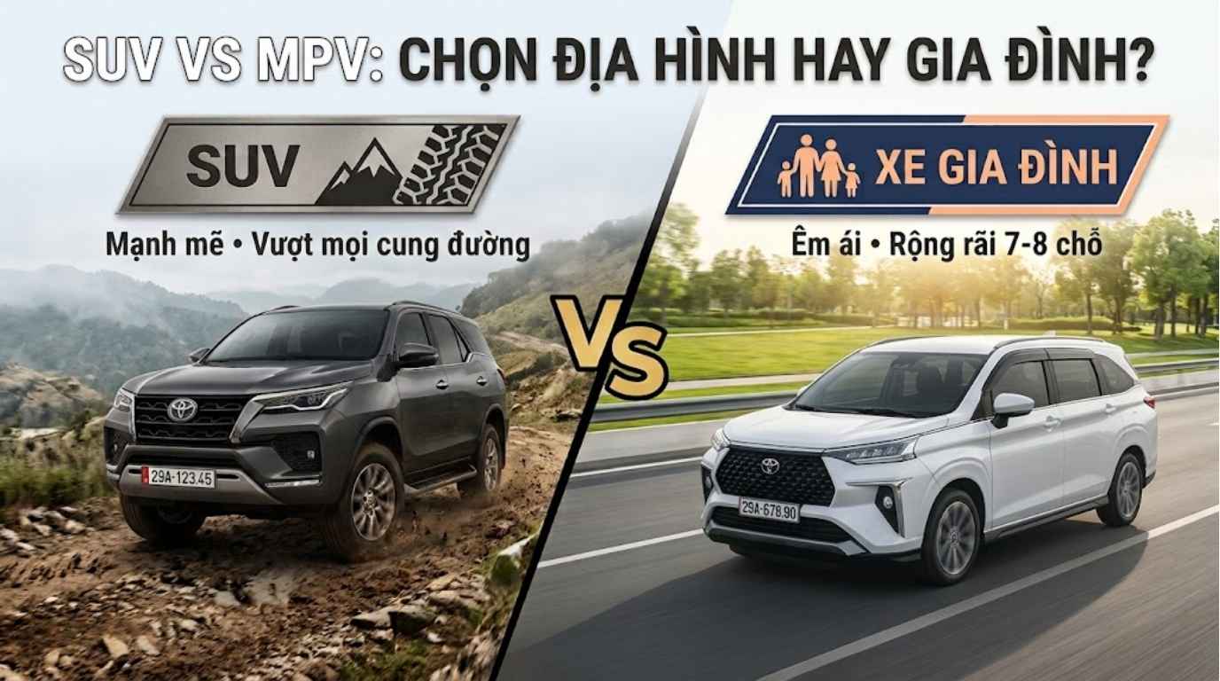 So Sánh Suv Và Mpv: Khác Biệt Giữa Phân Khúc Xe địa Hình Và Gia đình