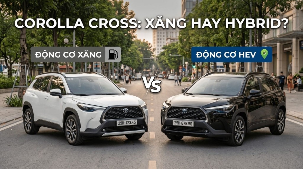 Corolla Cross Hev Và Xăng: Chênh Lệch Gần 100 Triệu Có Đáng Để Nâng Cấp?