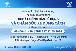 KhoÁ HƯỚng DẪn SỬ DỤng VÀ ChĂm SÓc Xe ĐÚng CÁch ThÁng 09.2026