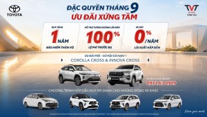 ĐẶc QuyỀn ThÁng 9 – Ưu ĐÃi XỨng TẦm CÙng Toyota VŨng TÀu