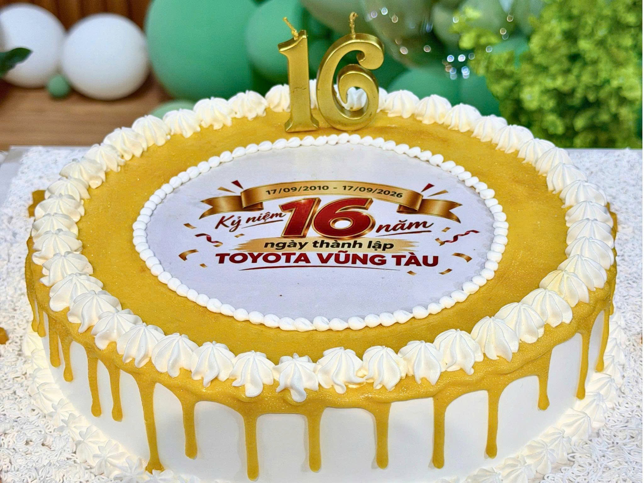 ChÚc MỪng Toyota VŨng TÀu TrÒn 16 TuỔi