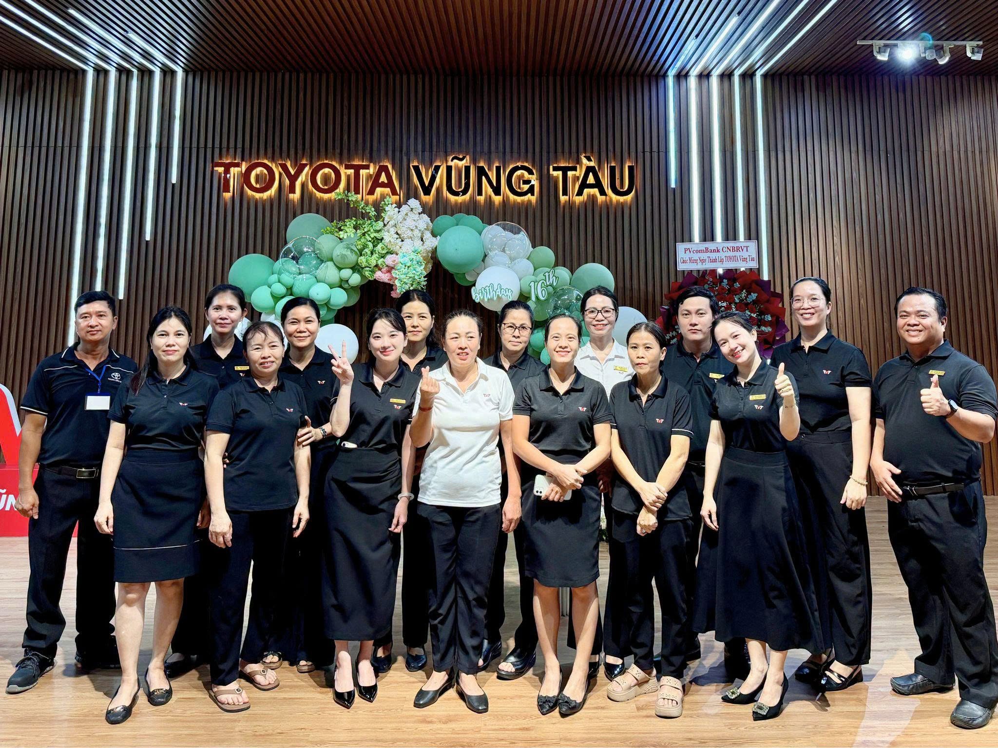 ChÚc MỪng Toyota VŨng TÀu TrÒn 16 TuỔi