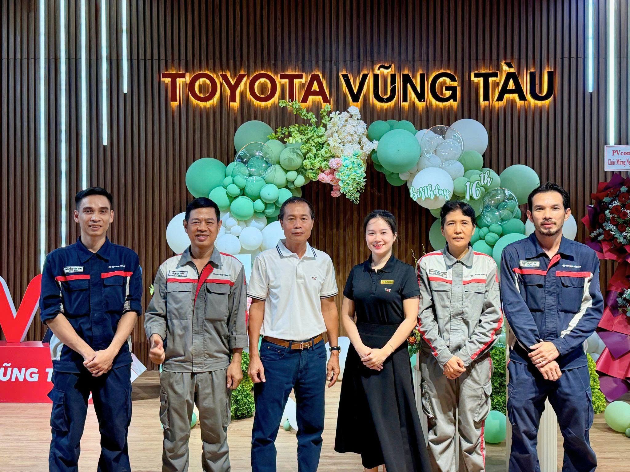 ChÚc MỪng Toyota VŨng TÀu TrÒn 16 TuỔi