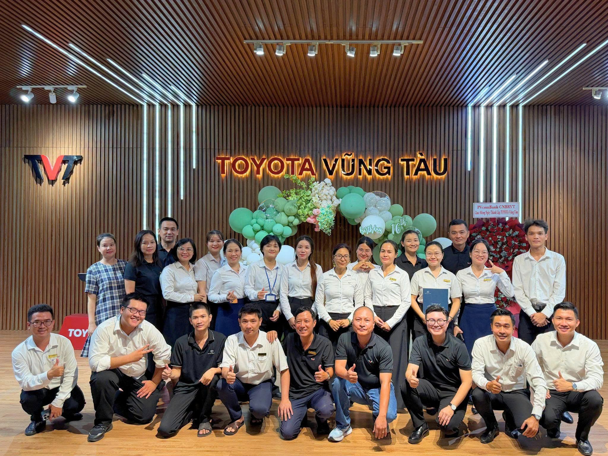 ChÚc MỪng Toyota VŨng TÀu TrÒn 16 TuỔi