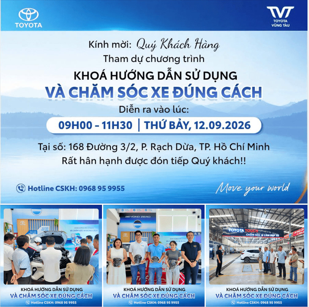KhoÁ HƯỚng DẪn SỬ DỤng VÀ ChĂm SÓc Xe ĐÚng CÁch ThÁng 09.2026