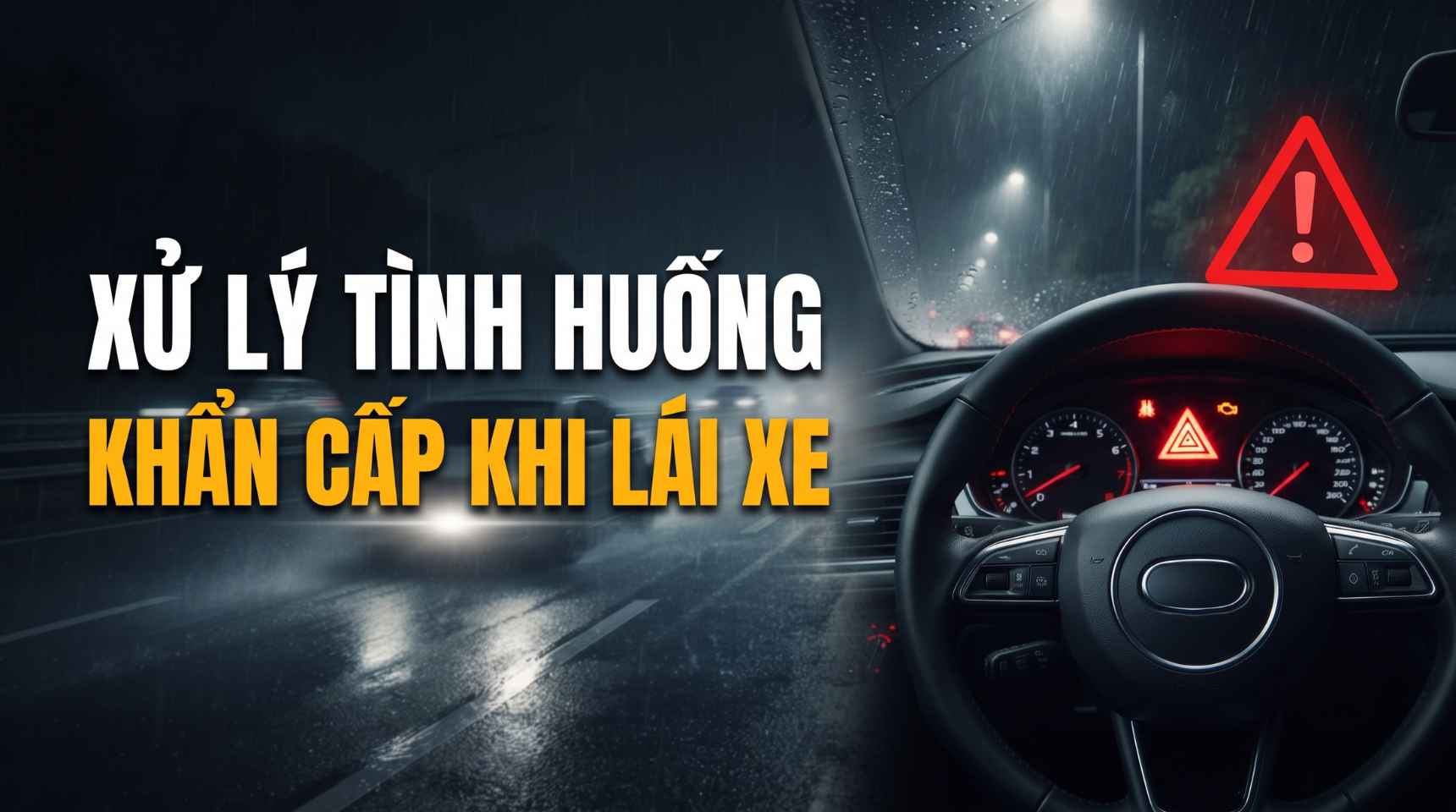 Kinh Nghiệm Lái Xe ô Tô An Toàn: Cách Xử Lý Các Tình Huống Khẩn Cấp Nguy Hiểm