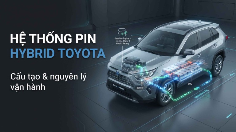Hệ Thống Pin Hybrid Toyota Hoạt động Như Thế Nào? Cấu Tạo Và Nguyên Lý Vận Hành