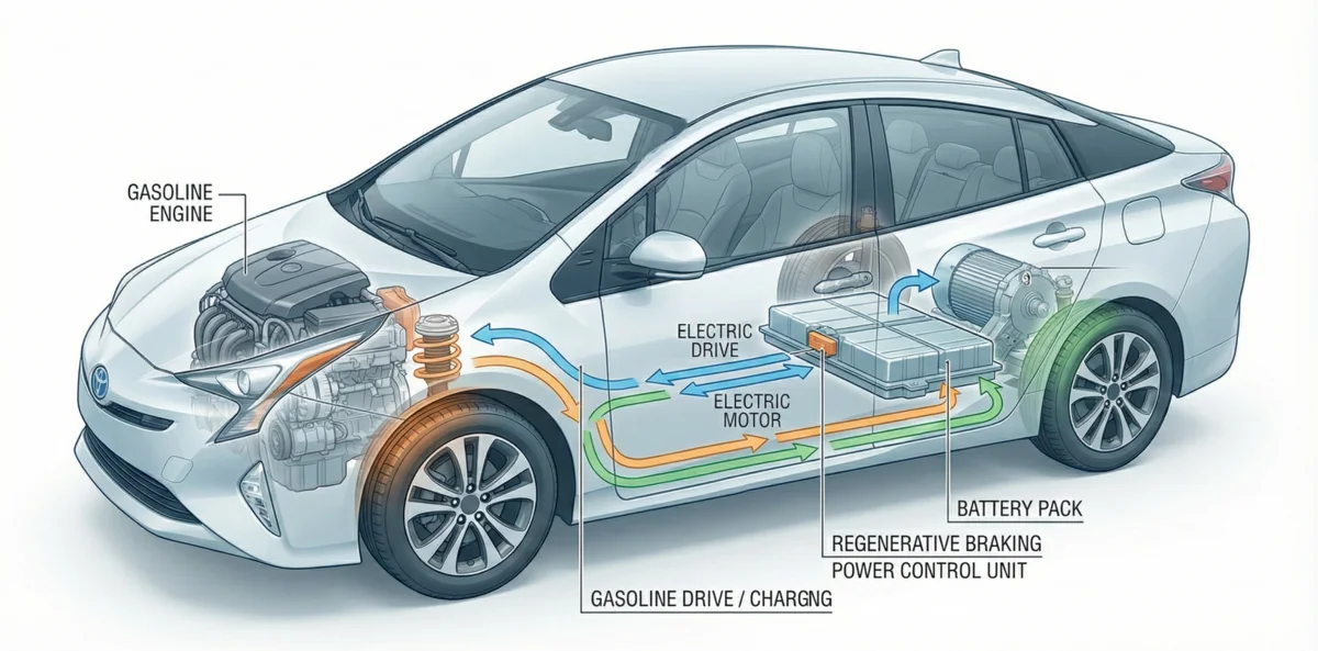 Pin Hybrid Toyota Là Gì? Cấu Tạo, Nguyên Lý Hoạt động Và Tuổi Thọ