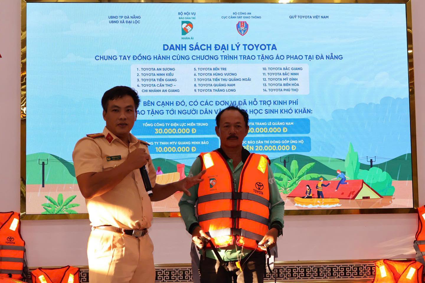 QuỸ Toyota ViỆt Nam Chung Tay VÌ An ToÀn CỘng ĐỒng MÙa MƯa LŨ