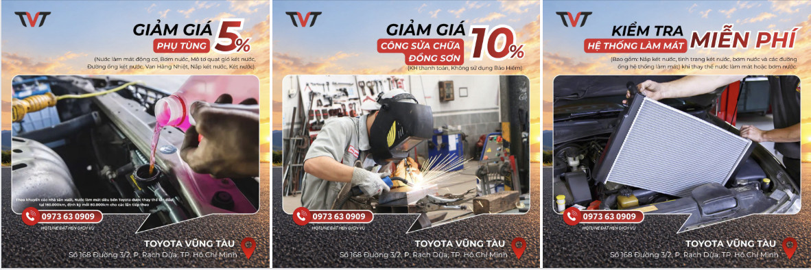 Ưu đãi Dịch Vụ: ChĂm SÓc HỆ ThỐng LÀm MÁt ĐỘng CƠ