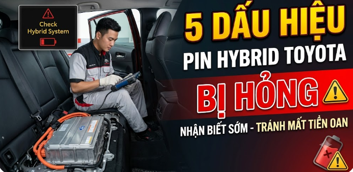 5 Dấu Hiệu Pin Hybrid Toyota Bị Hỏng Dễ Nhận Biết Nhất
